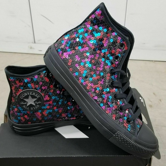 Converse Chuck Taylor All Star Sequins High Top - Picture 3 of 5